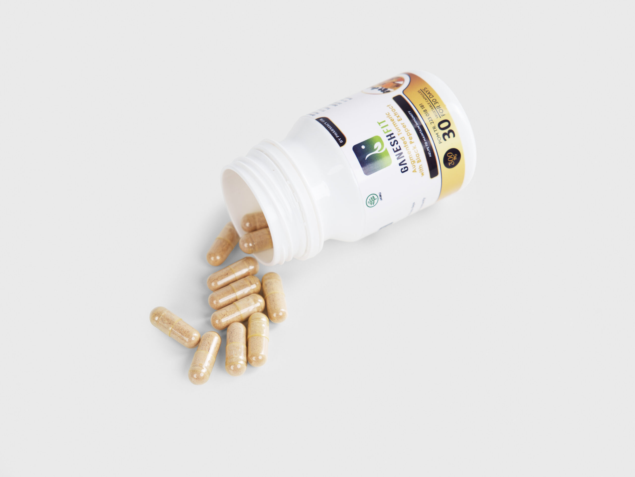Ganeshfit Augmented Turmeric with Black Pepper Extract - Image 3